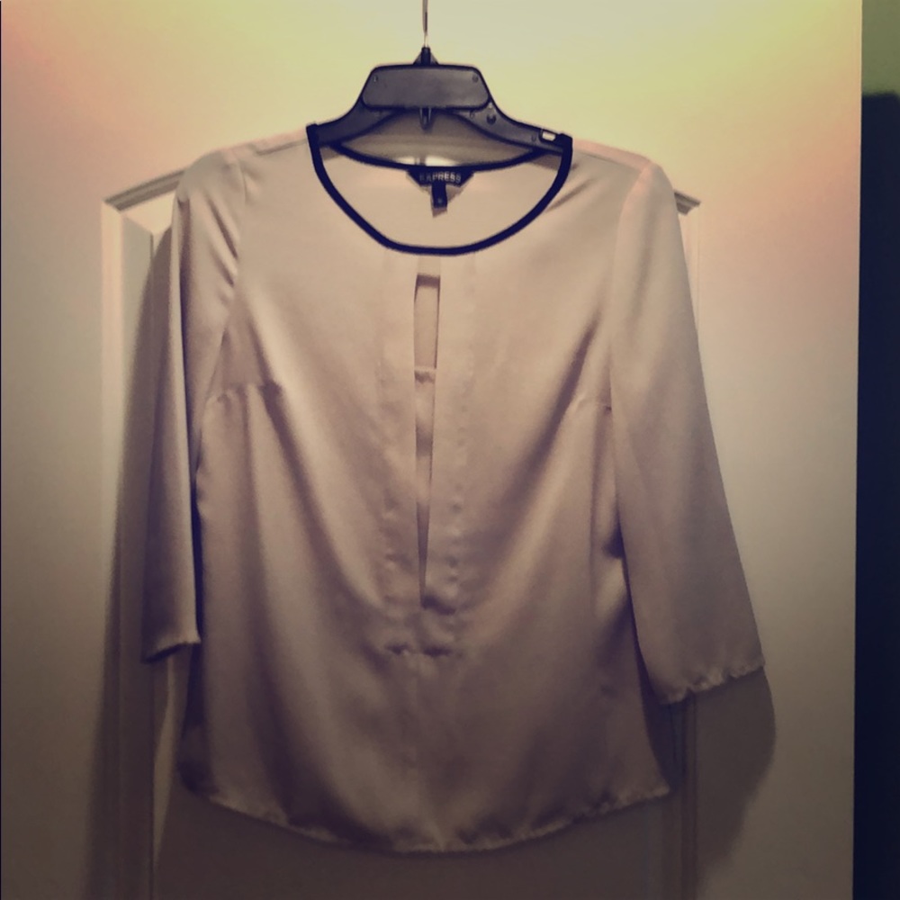 Cream blouse